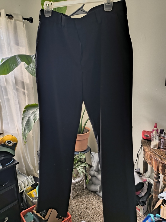 George Other - George Black Men's Dress Pants - Straight Leg